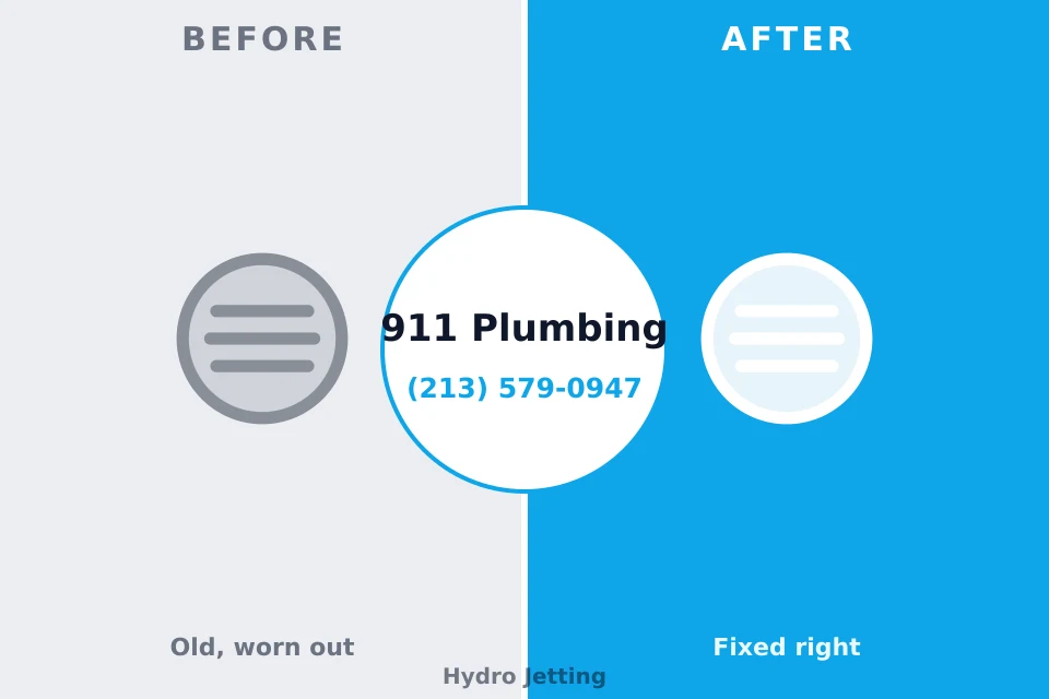 Before and after: plumbing repair Sisco Heights, WA